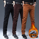 子男冬季 西裤 加厚直筒男裤 加绒男士 灯芯绒裤 冬天男装 新款 休闲裤
