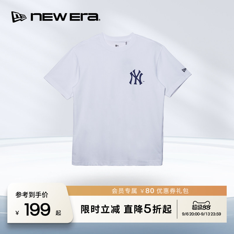 NEW ERA纽亦华26新品MLB运动休闲时尚短袖T恤男女同款NE图片