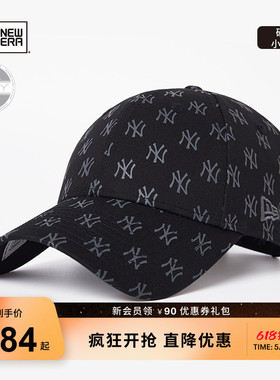 New Era纽亦华春夏MLB满印女士棒球帽子NY硬顶小头围NE940