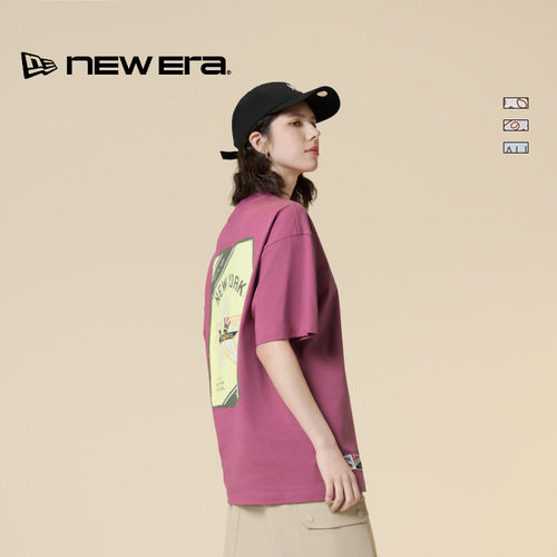 NewEra纽亦华复古短袖T恤