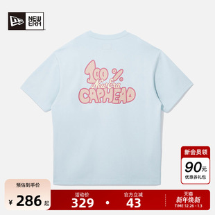 T恤趣味男女上衣宽松美式 New 透气清爽短袖 新款 Era纽亦华2025秋季
