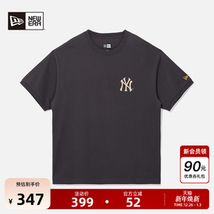 MLB短袖 新款 T恤男女饼干印花圆领宽松透气 Era纽亦华2025秋季 New