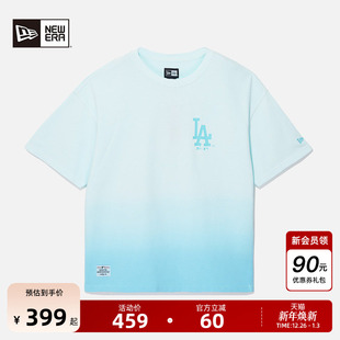 MLB短袖 新款 T恤男女基础简约纯棉宽松渐变 Era纽亦华2025秋季 New