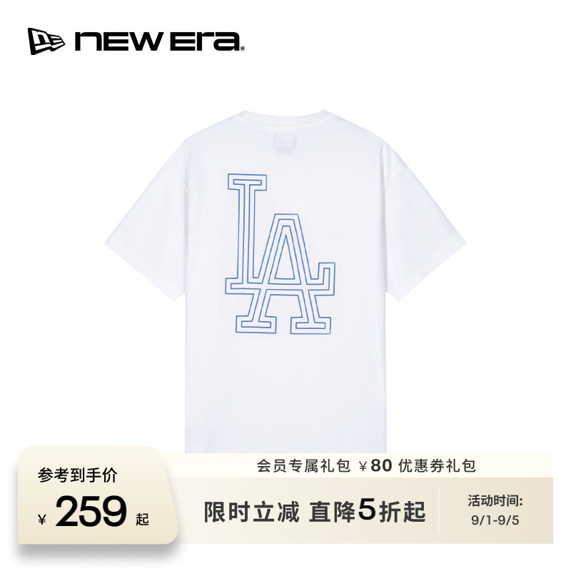 NEW ERA纽亦华26新品MLB都市探险短袖T恤宽松运动男女同款NE图片