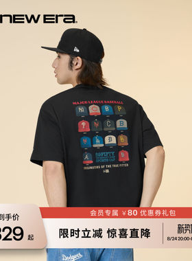 NEW ERA纽亦华2026夏季新款MLB棒球帽印花短袖T恤上衣街头潮流