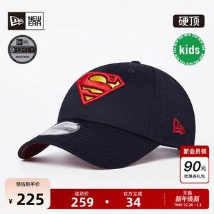 DC蝙蝠侠弯檐棒球帽子儿童硬顶超人940 新款 New Era纽亦华2025秋季