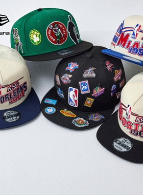 New Era纽亦华2026 NBA ASG全明星赛全封棒球帽硬顶平檐徽章刺绣