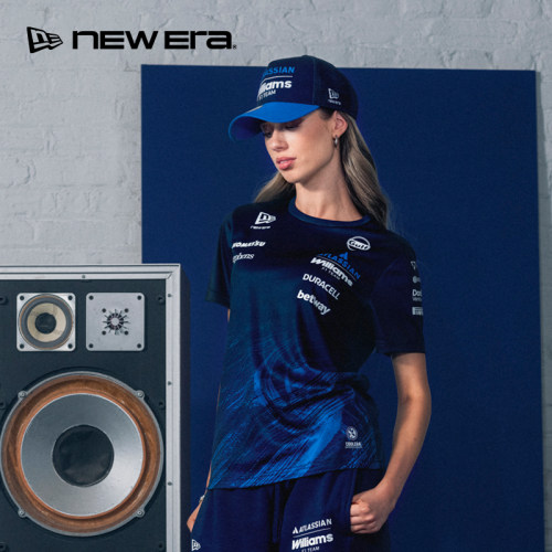 NEW ERA纽亦华26新品WILLIAMS F1联名赛车服运动时尚短袖女士NE