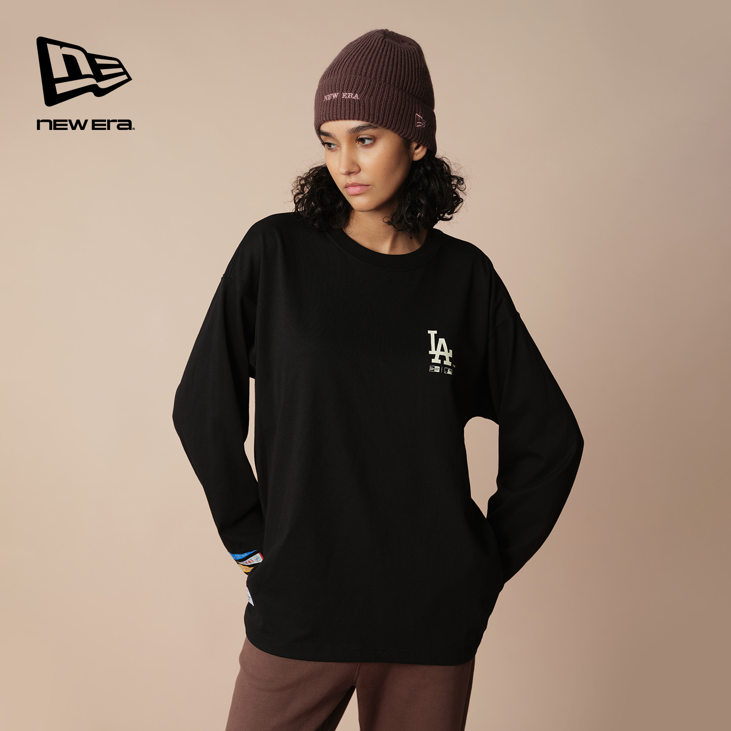 NewEra纽亦华复古长袖T恤