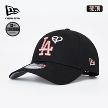New Era X BLACKPINK X MLB联名系列棒球帽BP粉墨弯檐硬顶百搭940