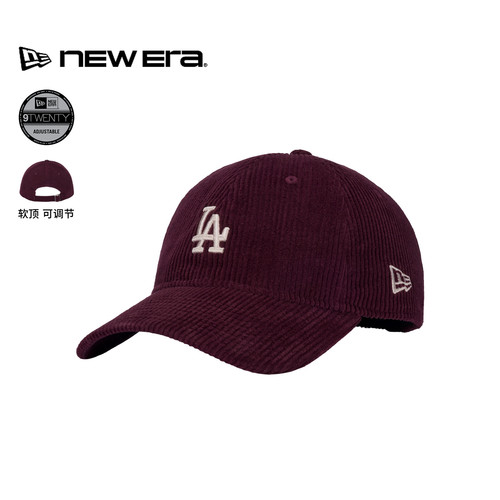 NEW ERA纽亦华26新品MLB经典系列运动弯檐棒球帽男女软顶NE920