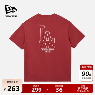 MLB运动短袖 新款 T恤男女圆领宽松透气简约 Era纽亦华2025秋季 New