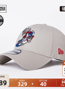 New Era纽亦华秋季重磅新款Warner Bros联名棒球帽弯檐硬顶潮940