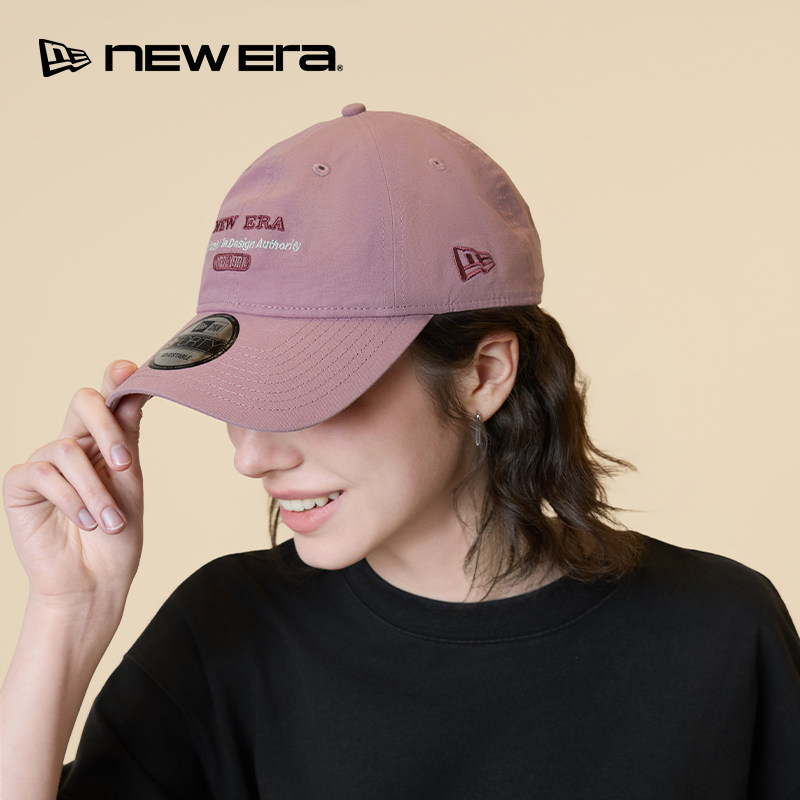 New Era纽亦华弯檐棒球帽子字母男女复古时尚软顶NE940 NE940