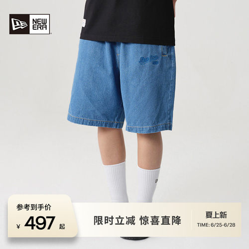 NewEra纽亦华巴恩风牛仔短裤