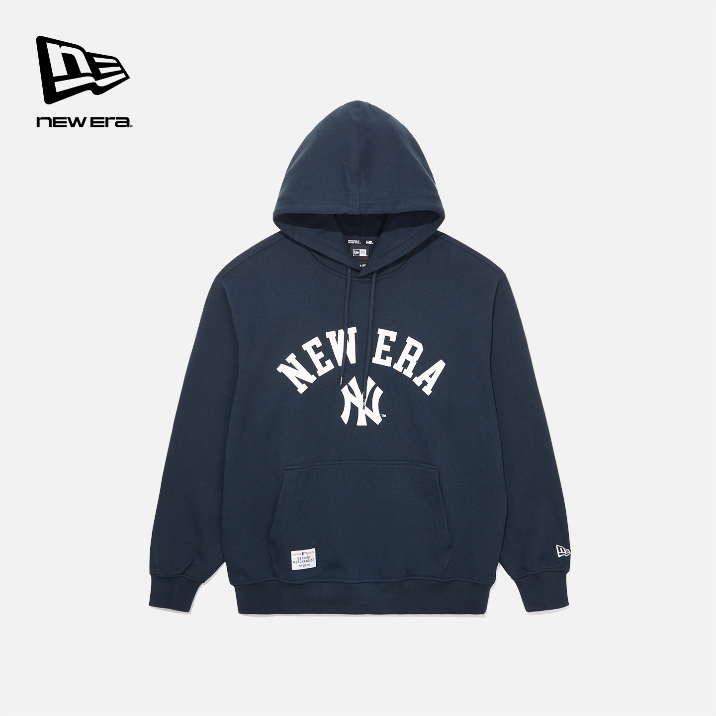 New Era纽亦华2025秋冬新款MLB学院风连帽卫衣运动美式简约套头潮