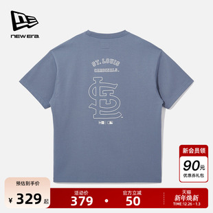 MLB基础休闲短袖 新款 T恤圆领中性男女宽松 Era纽亦华2025秋季 New