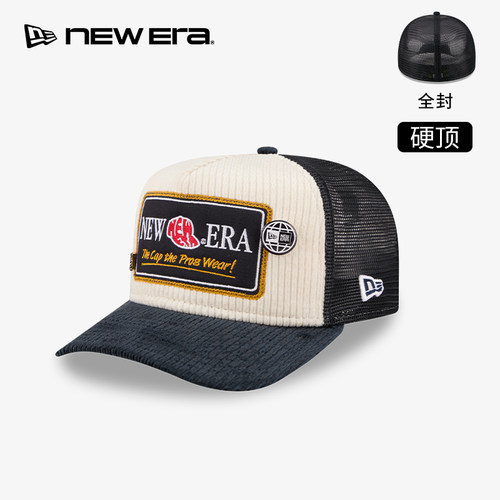 NEW ERA纽亦华26新品59FIFTY DAY灯芯绒网眼微曲棒球帽硬顶NE5950