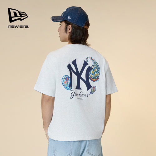 New Era纽亦华2026春季新款MLB短袖T恤NY圆领运动上衣宽松潮流