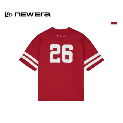 NEW ERA纽亦华26新品NHL球迷系列拼色运动球衣短袖T恤男女同款NE