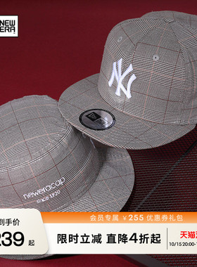 NEW ERA 纽亦华 夏季新款MLB平檐可调节帽子男 遮阳女士帽子