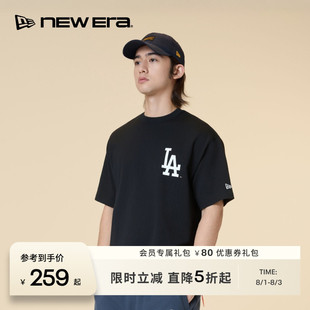 New Era纽亦华2026春季新款MLB短袖T恤易拉罐印花上衣宽松潮流