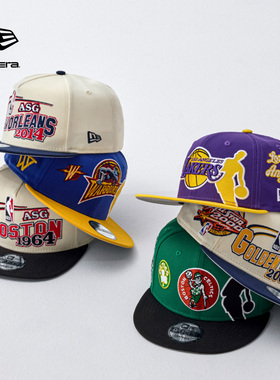 New Era纽亦华2026 NBA ASG全明星赛棒球帽子硬顶平檐湖人运动950