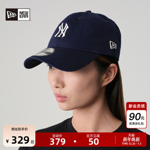 MLB棒球帽冰淇淋刺绣NY软顶男女潮940 新款 New Era纽亦华2025秋季