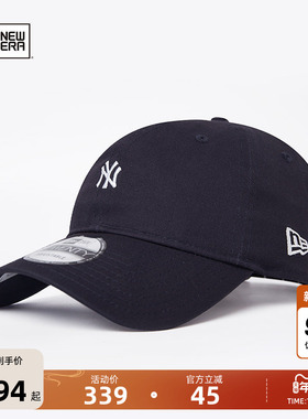 New Era纽亦华2025秋季重磅新款MLB刺绣弯檐棒球帽NY时尚简约百搭