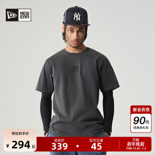 T恤水洗宽松美式 New MLB圆领短袖 新款 复古男女 Era纽亦华2025秋季