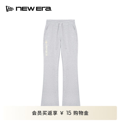 NEW ERA纽亦华26新品舒适纯色简约百搭网球系列运动女士直筒裤NE