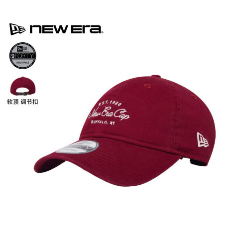NewEra纽亦华复古软顶遮阳帽子