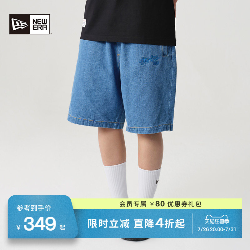 NewEra纽亦华巴恩风牛仔短裤