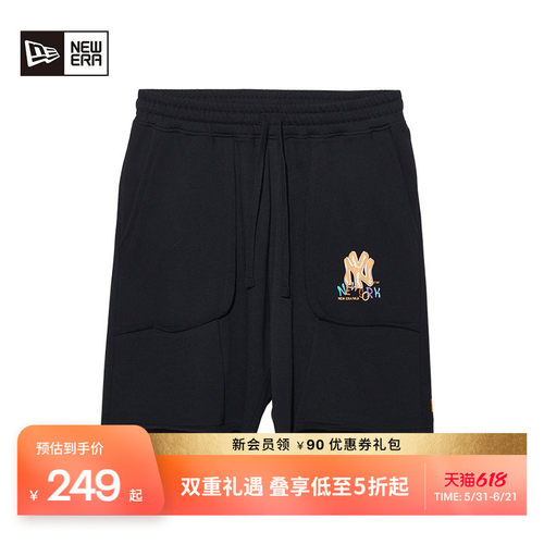 NewEra五分裤运动休闲裤