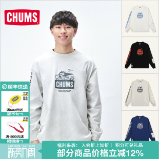 2633 CH01 CHUMS洽洽鸟户外休闲长袖 T恤卫衣宇宙系列男女25秋新款