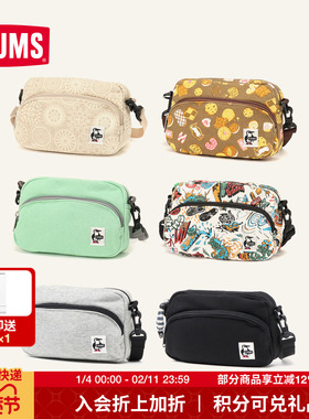 CHUMS洽洽鸟户外运动单肩包通用款休闲百搭便携斜挎包CH60-3979