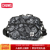 CHUMS洽洽鸟户外休闲斜挎包出游多巴胺印花单肩包CH60 3966