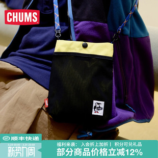 CHUMS洽洽潮流户外露营斜挎包男女款 3530 便携单肩包手机包CH60