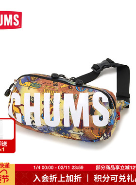CHUMS洽洽鸟户外休闲腰包简单实用随身包男女通用CH60-3274