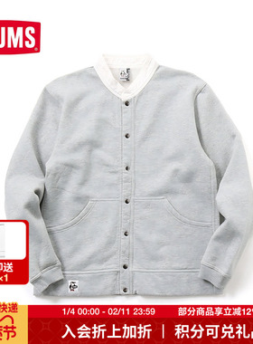 CHUMS洽洽鸟休闲长袖立领卫衣户外新品男女休闲加厚卫衣CH00-1415