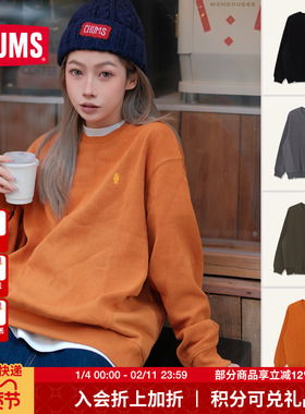 CHUMS洽洽鸟户外休闲卫衣长袖鱼骨系列男女春秋25新款CH00-1535