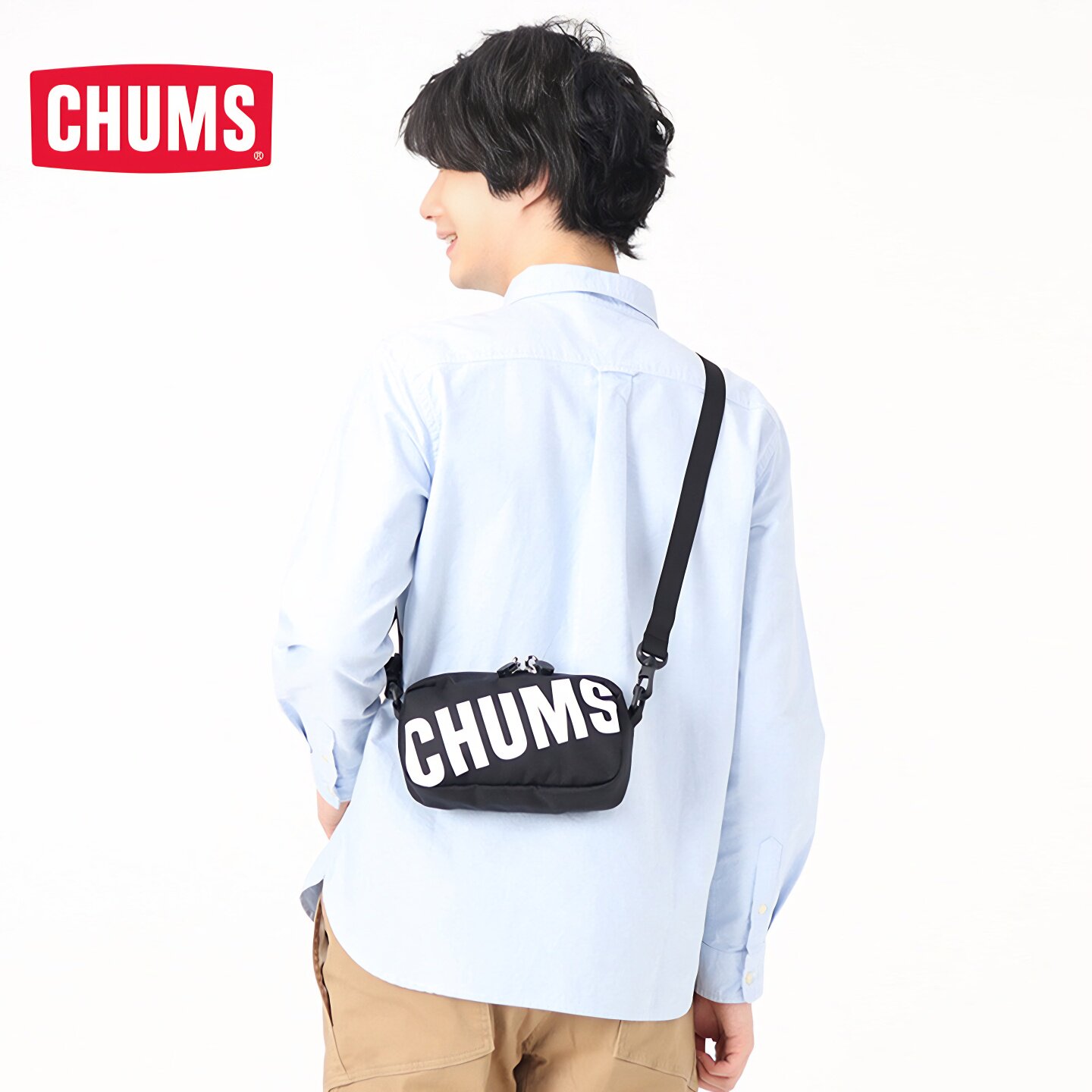 CHUMS/洽洽鸟潮流户外单肩斜挎包图片