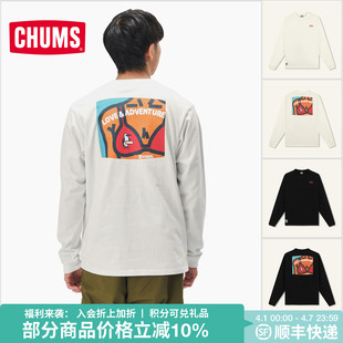 CH01 2635 艺术家联名男女25春秋新款 CHUMS洽洽鸟户外休闲卫衣长袖