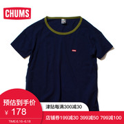 CHUMS/洽洽鸟 19春夏新品女款休闲棉质柔软舒适短袖T恤 CH18-1108