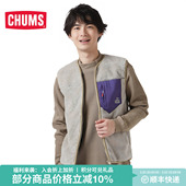 CHUMS洽洽鸟运动休闲抓绒马甲复古山系户外背心男女新款 1358 CH04