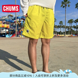 寬松5分運(yùn)動(dòng)褲 CHUMS洽洽鳥戶外短褲 男女同款 CH03 夏休閑短褲 1330