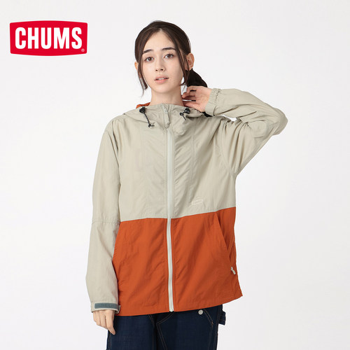 CHUMS洽洽鸟户外复古拼接夹克
