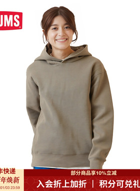 CHUMS洽洽鸟户外运动套头帽衫休闲卫衣春秋男女宽松上衣CH01-2297