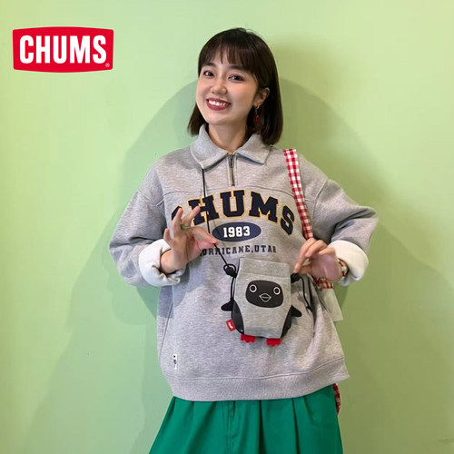 CHUMS洽洽鸟休闲单肩包零钱包