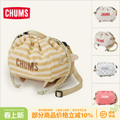 CHUMS洽洽鸟户外休闲小羊包单肩包萌趣迷你束口包陆地动物系新款
